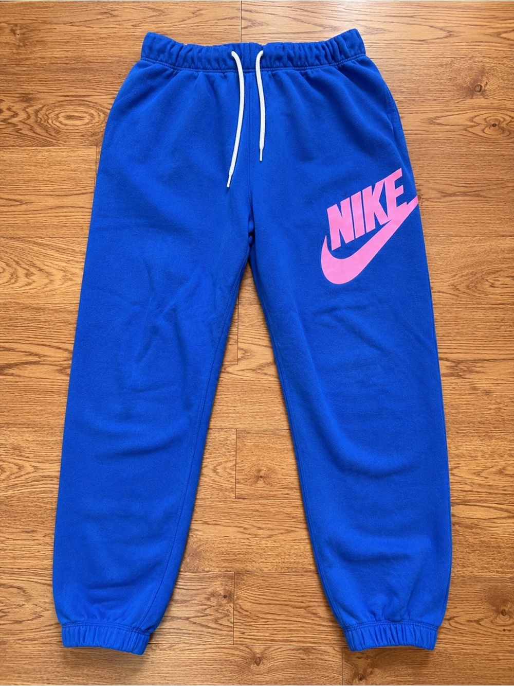 Nike Blue Pink Futura Logo Joggers X